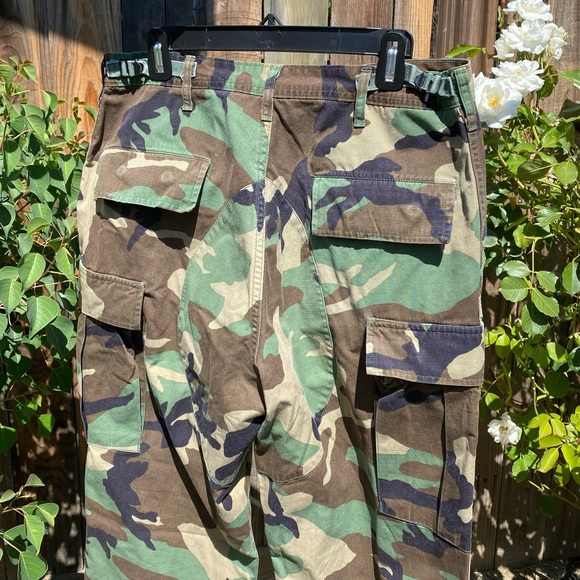 vintage 90’s camo cargo pants - Picture 6 of 7